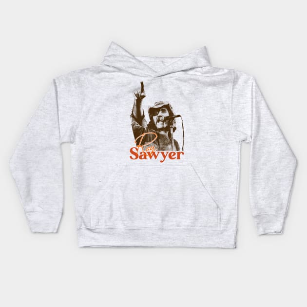 Ray Sawyer Dr Hook Kids Hoodie by darklordpug